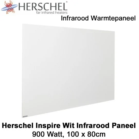 Herschel Inspire wit infrarood paneel 900 Watt 100 x 80 cm