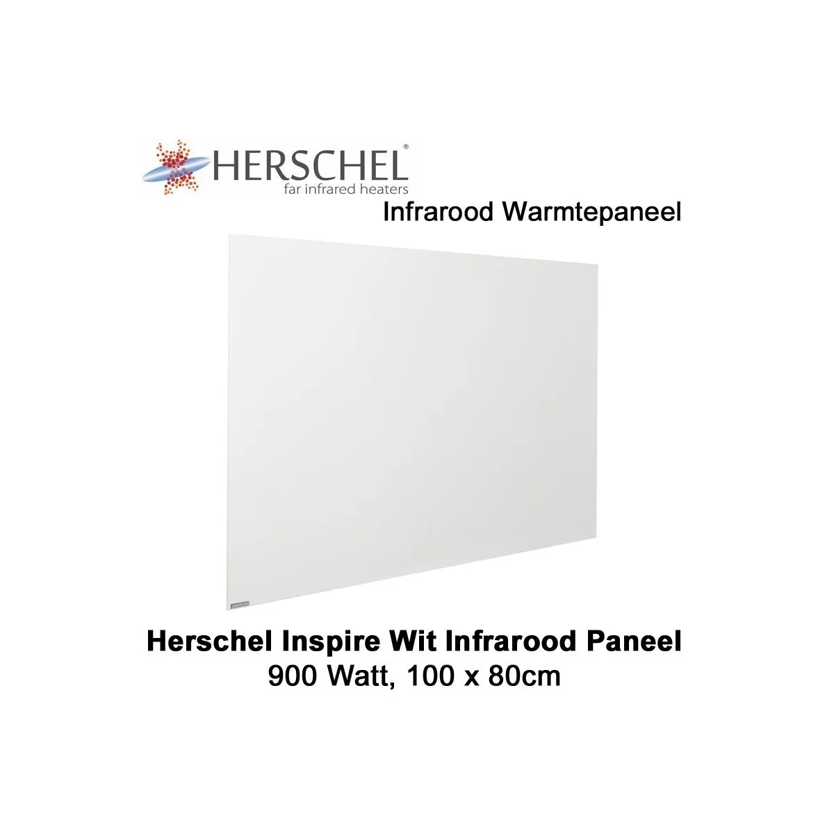 Herschel Inspire wit infrarood paneel 900 Watt 100 x 80 cm