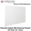 Herschel Inspire wit infrarood paneel 550 Watt 80 x 60 cm