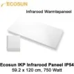 Ecosun IKP infrarood paneel, 60 x 120 cm, 750 Watt