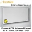 Ecosun infrarood paneel E700EX-ATEX 120x60cm 700W (IP 57)