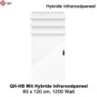 QH-HB Wit Hybride Infraroodpaneel 1200 Watt