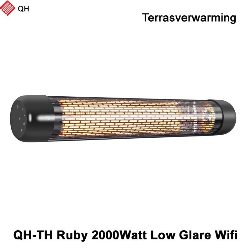 QH-TH Ruby low glare Wifi infrarood heater - 2000Watt QH-TH Ruby low glare Wifi infrarood heater - 2000Watt