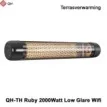 QH-TH Ruby low glare Wifi infrarood heater - 2000Watt