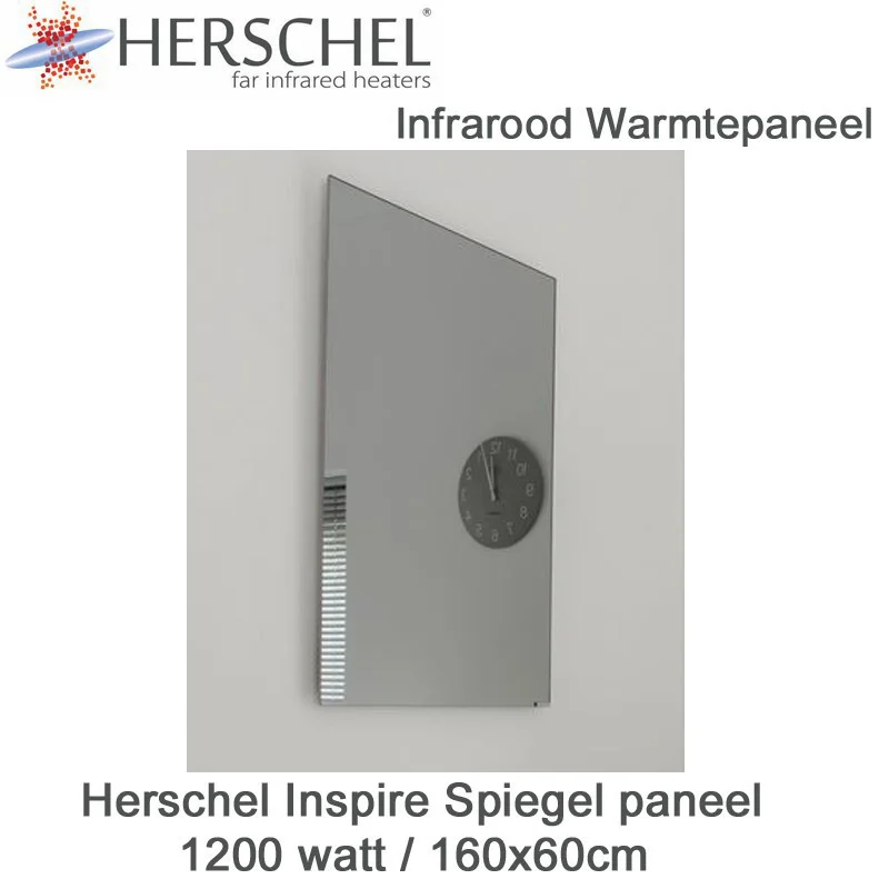Herschel Inspire spiegel infrarood paneel 1250 watt 160x60 cm