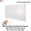 QH Exclusive H4 Infrarood paneel 400 Watt 59 x 59 cm met Wifi thermostaat