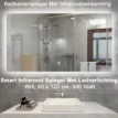 QH Smart Spiegel infraroodverwarming met LED verlichting en Wifi, 60 x 120 cm 500 Watt