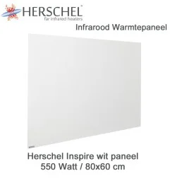 Herschel Inspire wit infrarood paneel 550 Watt 80 x 60 cm|Infraroodverwarmingonline