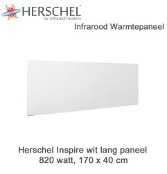 Herschel Inspire wit infrarood paneel 820 Watt 170x40 cm