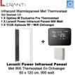 Leranti Power 900 Watt infrarood paneel met Optima W Exclusive wifi thermostaat en ontvanger