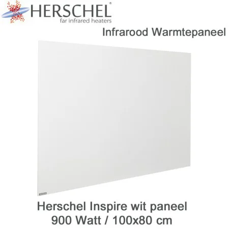 Herschel Inspire wit infrarood paneel 900 Watt 100x80 cm