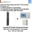 Leranti ST Power 900 Watt infrarood paneel met Optima W R2 Pro wifi thermostaat en ontvanger