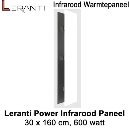 Leranti Power 600 Watt infrarood paneel, 30 x 160 cm