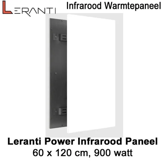 Leranti Power 900 Watt infrarood paneel, 60 x 120 cm