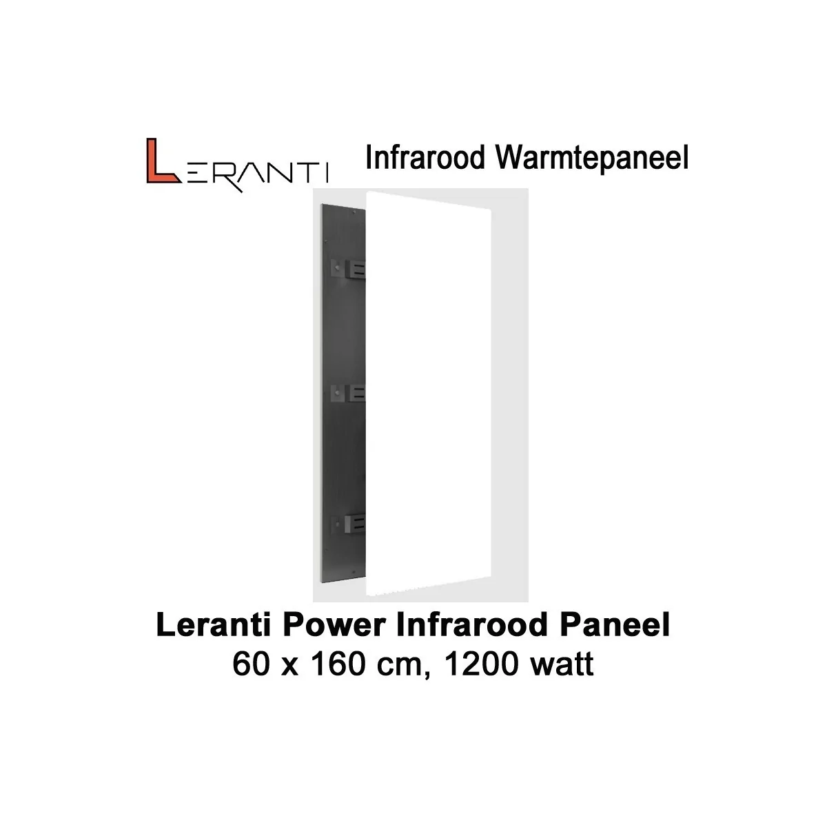 Leranti Power 1200 Watt infrarood paneel, 60 x 160 cm