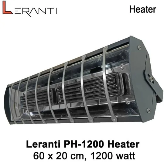 Leranti PH-1200 Heater 20 x 60 cm, 1200 Watt