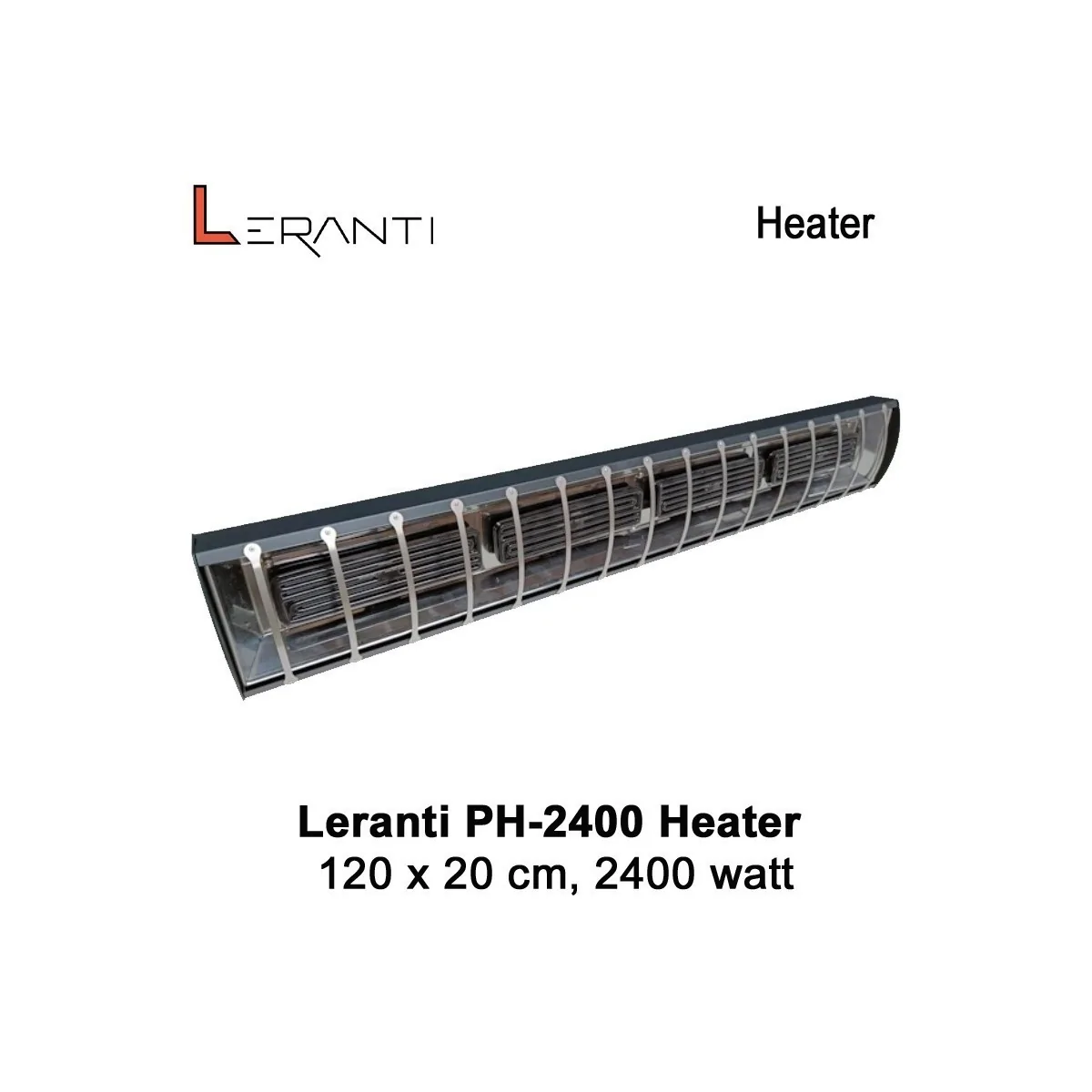 Leranti PH-2400 Heater 20 x 120 cm, 2400 Watt