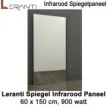 Leranti Spiegel 900 Watt infrarood paneel, 60 x 150 cm