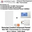 Herschel Comfort infrarood paneel 1200 Watt, 80 x 120 cm met thermostaat