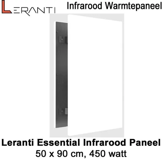 Leranti Essential 450 Watt infrarood paneel, 50 x 90 cm
