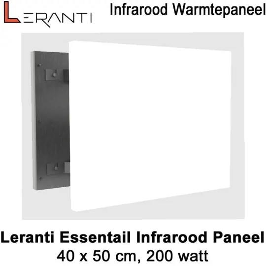 Leranti Essential 200 Watt infrarood paneel, 50 x 40 cm