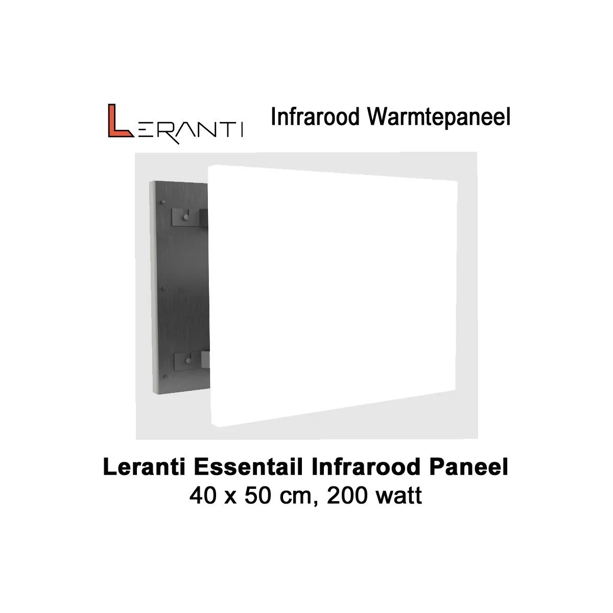 Leranti Essential 200 Watt infrarood paneel, 50 x 40 cm