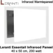Leranti Essential 200 Watt infrarood paneel, 50 x 40 cm
