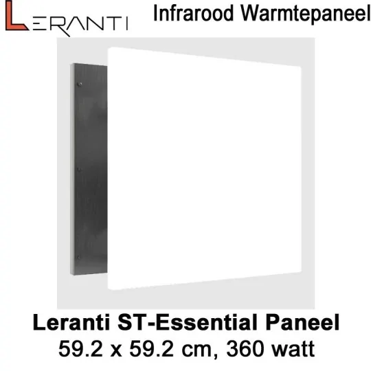Leranti ST Essential 360 Watt infrarood paneel, 60 x 60 cm