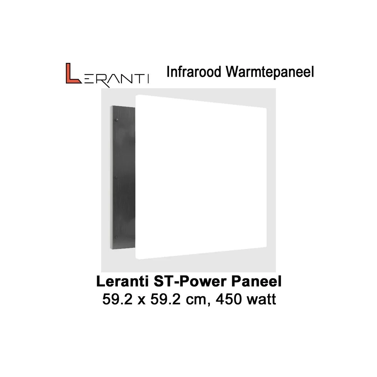 Leranti ST Power 450 Watt infrarood paneel, 60 x 60 cm