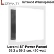 Leranti ST Power 450 Watt infrarood paneel, 60 x 60 cm
