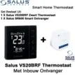 Salus VS20BRF Thermostaat zwart met SR600 of SPE600 ontvanger