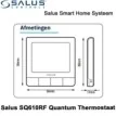 Salus Starterset UGE600 Home Gateway Met SQ610RF Quantum Thermostaat en SR600 of SPE600 Ontvanger