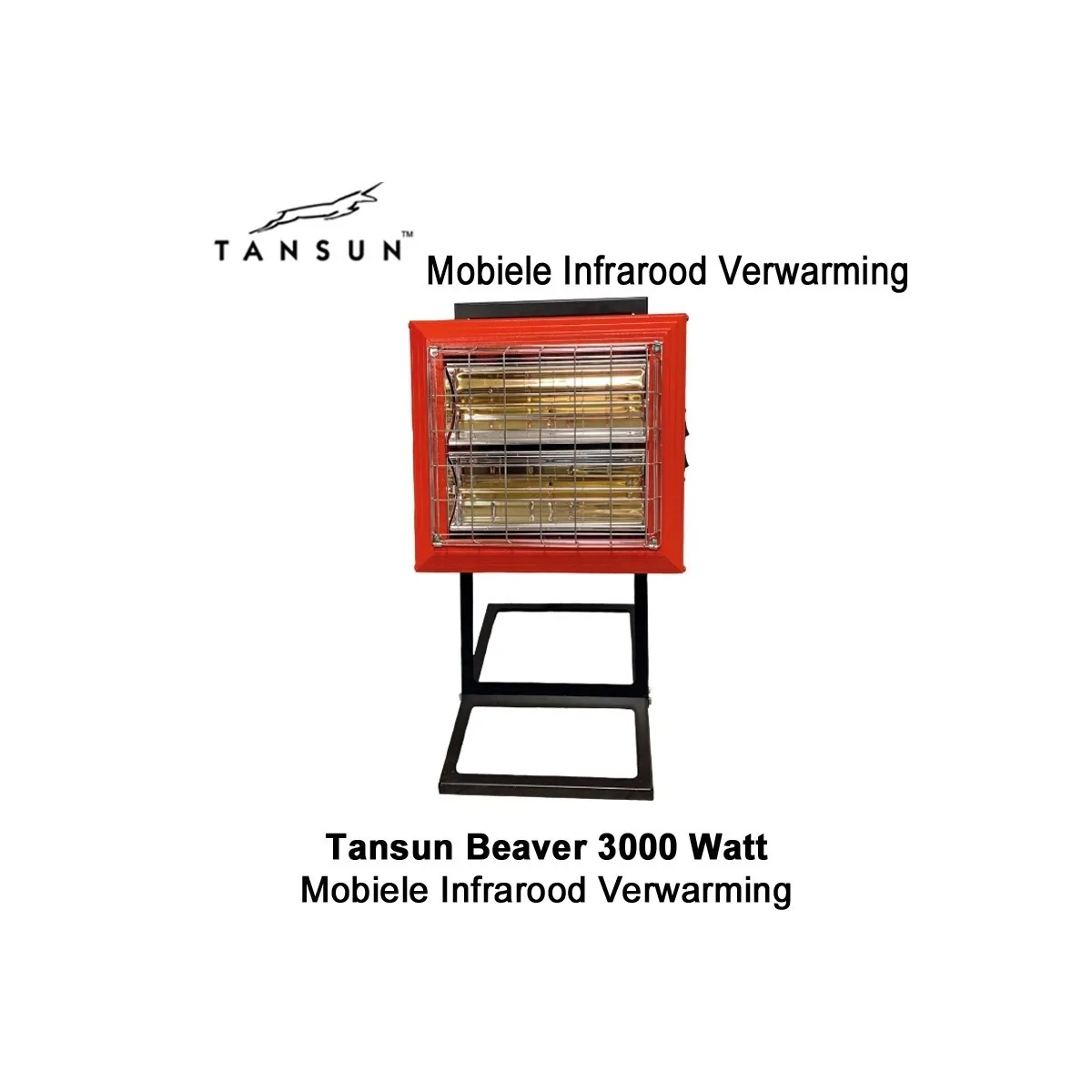 Tansun Beaver 3000 Watt Mobiele infrarood verwarming