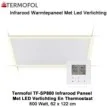 Termofol TF-SP800 infrarood paneel met LED verlichting en thermostaat, 62 x 122cm