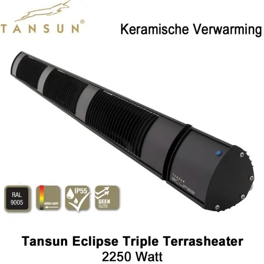 Tansun Eclipse Triple Keramische Heater 2250 watt