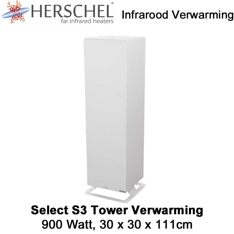 Herschel Select S3 Tower verwarming, 111 x 30 x 30cm, 900 Watt Herschel Select S3 Tower verwarming, 111 x 30 x 30cm, 900 Watt