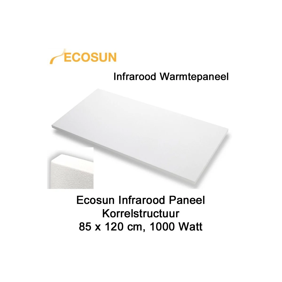 Ecosun Infrarood Paneel 1000 Watt 120 x 85 cm
