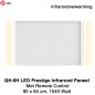 QH-6H LED Prestige Infraroodpaneel 1540 Watt met LED verlichting en thermostaat, 90 x 64 cm QH-6H LED Prestige Infraroodpaneel 1540 Watt met LED verlichting en thermostaat, 90 x 64 cm