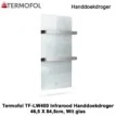Termofol TF-LW400 Wit Glas Infrarood Handdoekdroger