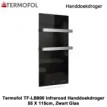 Termofol TF-LB800 Zwart Glas Infrarood Handdoekdroger