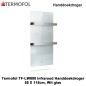 Termofol TF-LW800 Wit Glas Infrarood Handdoekdroger Termofol TF-LW800 Wit Glas Infrarood Handdoekdroger