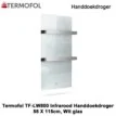Termofol TF-LW800 Wit Glas Infrarood Handdoekdroger