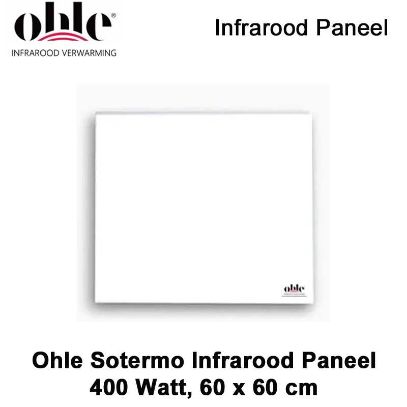 Ohle Sotermo infrarood paneel 400 Watt, 60 x 60 cm