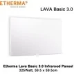 Etherma Lava Basic 3.0 infrarood paneel 325 Watt 59,5 x 59,5 cm