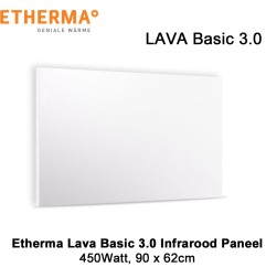 Etherma Lava Basic 3.0 infrarood paneel 450 Watt 90 x 62 cm