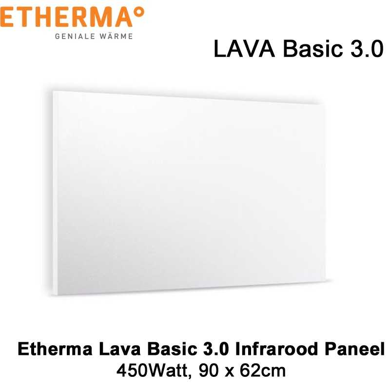 Etherma Lava Basic 3.0 infrarood paneel 450 Watt 90 x 62 cm