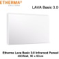 Etherma Lava Basic 3.0 infrarood paneel 450 Watt 90 x 62 cm