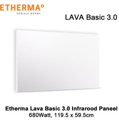 Etherma Lava Basic 3.0 infrarood paneel 680 Watt 120 x 60 cm