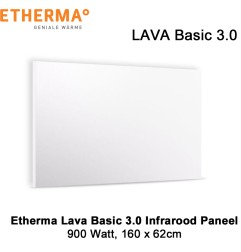 Etherma Lava Basic 3.0 infrarood paneel 900 Watt 160 x 62 cm