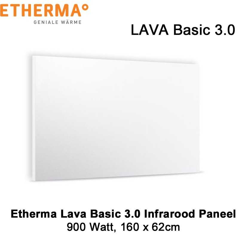 Etherma Lava Basic 3.0 infrarood paneel 900 Watt 160 x 62 cm Etherma Lava Basic 3.0 infrarood paneel 900 Watt 160 x 62 cm
